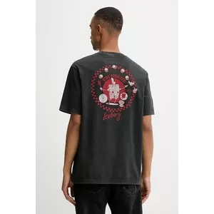 Iceberg tricou din bumbac culoarea gri, cu imprimeu, F026 6335 imagine