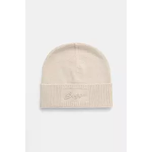 BOSS căciulă culoarea bej, 50558673 imagine