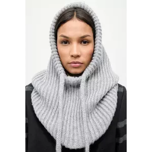 Answear.LAB cagulă de lână culoarea gri imagine