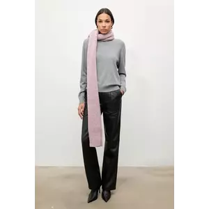 Answear.LAB esarfa de lana culoarea violet, neted imagine