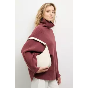 Answear.LAB pulover de cașmir culoarea bordo, cu guler imagine