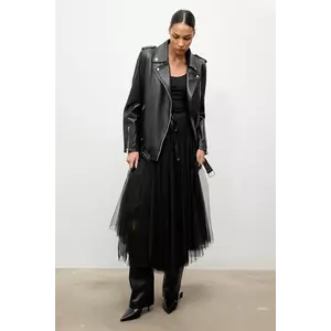 Answear.LAB fusta culoarea negru, maxi, evazati imagine