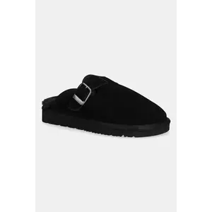 Answear.LAB papuci din piele intoarsa culoarea negru imagine