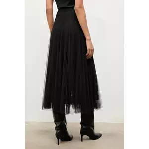 Answear.LAB fusta culoarea negru, maxi, evazati imagine