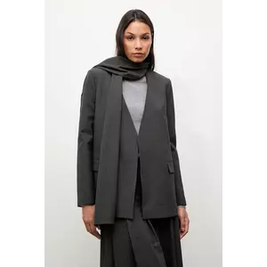 Answear.LAB sacou culoarea gri, desfacut, modelator imagine