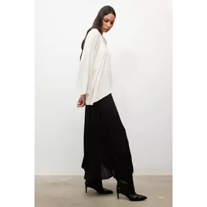 Answear.LAB rochie culoarea bej, maxi, evazati imagine