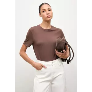 Answear.LAB tricou culoarea maro imagine