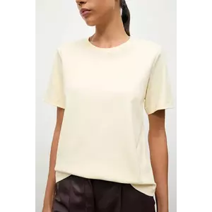 Answear.LAB tricou din bumbac culoarea galben imagine