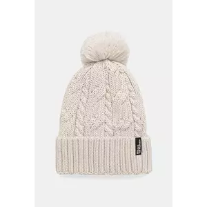 Jack Wolfskin căciulă Pompom culoarea bleumarin, de lână, 1905092 imagine