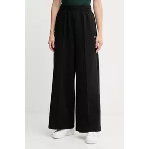 Lacoste pantaloni de trening culoarea alb, neted imagine