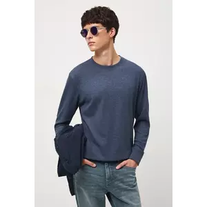 Medicine longsleeve culoarea albastru marin, neted imagine