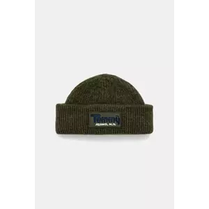 Tommy Jeans căciulă din amestec de lână culoarea verde, AM0AM13675 imagine