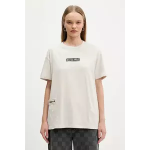 Vans tricou din bumbac culoarea bej, VN000PRKEN91 imagine