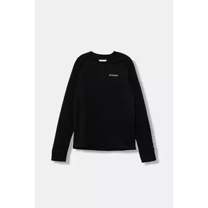 Columbia longsleeve copii Tech Trail culoarea negru, cu imprimeu, 2135011 imagine