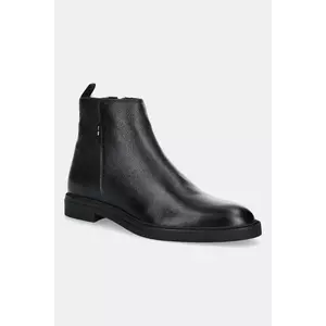 BOSS ghete de piele Calev culoarea negru, 50552525 imagine