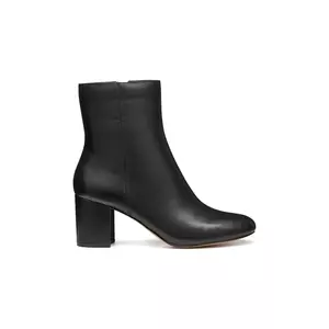 Geox cizme de piele D VIRNILISA 65 culoarea negru, cu toc drept, D56YYE 000TU C9999 imagine