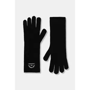 Karl Lagerfeld mănuși culoarea negru, A4W33014 imagine