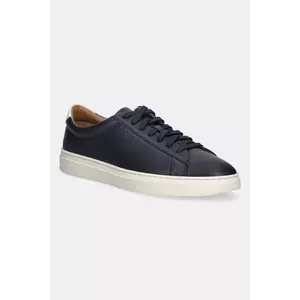 BOSS sneakers din piele Kieran culoarea bleumarin, 50552853 imagine