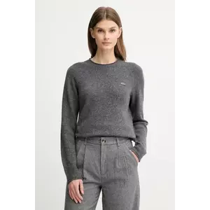 Lacoste pulover de lână culoarea gri, light, AF4160 imagine