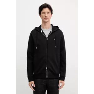 BOSS bluză culoarea negru, cu glugă, uni, 50520303 imagine