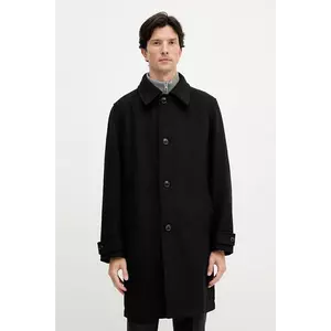 BOSS Orange haină cu lână culoarea negru, 50547552 imagine