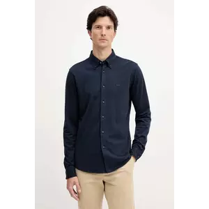 BOSS Orange cămașă din bumbac culoarea verde, cu guler button-down, slim, 50543089 imagine