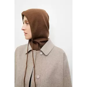 Answear.LAB balaclava cu cașmir culoarea maro imagine