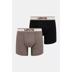 Levi's boxeri 2-pack culoarea maro, 37149-1167 imagine