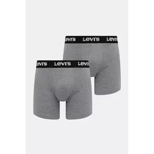 Levi's boxeri 2-pack culoarea gri, 37149-1193 imagine