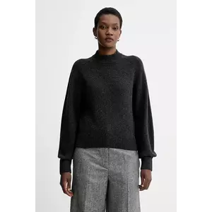 Sessun pulover de lână culoarea gri, cu turtleneck, 25109005 imagine