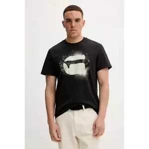 G-Star tricou din bumbac culoarea negru, cu imprimeu, D26833.D101 imagine