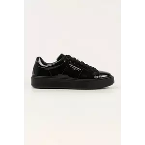 Karl Lagerfeld sneakers din piele MAXI KUP RSG culoarea negru, KL52214 imagine
