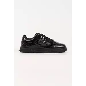 Karl Lagerfeld sneakers din piele KOURTNEY culoarea negru, KL63025 imagine