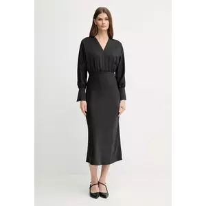Joop! rochie culoarea negru, midi, evazați, 30048659 imagine