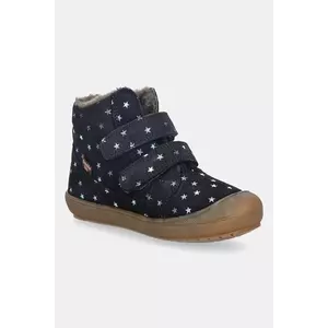 Froddo cizme de iarnă pentru copii din piele întoarsă OLLIE WOOL TEX culoarea bleumarin, G2110138 imagine