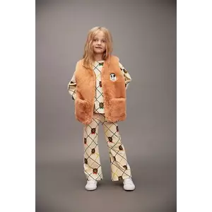 Mini Rodini vestă copii Ritzratz culoarea portocaliu, 25710108 imagine