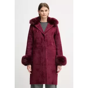 Joseph Ribkoff palton culoarea bordo, 243923F25 imagine