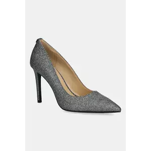 MICHAEL Michael Kors stilettos de piele Alina culoarea argintiu, 40F5HNHP1M.041 imagine