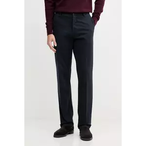 Trussardi pantaloni culoarea bleumarin, drept, P709M000019N imagine