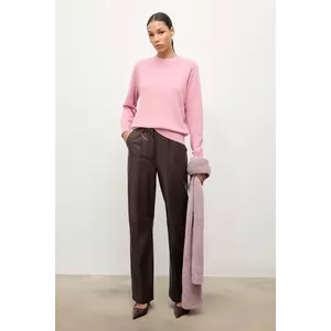 Answear.LAB pulover de lana culoarea roz, light imagine