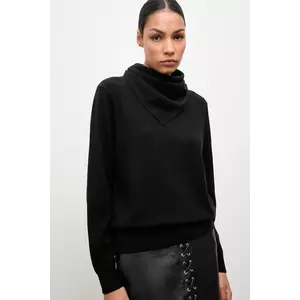 Answear.LAB pulover de lana culoarea negru, light imagine