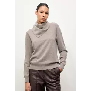 Answear.LAB pulover de lana culoarea maro, light imagine