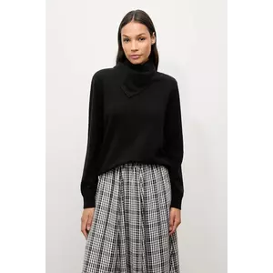 Answear.LAB pulover de lana culoarea negru, light imagine