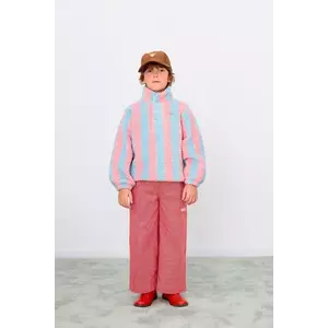 Tinycottons bluză copii STRIPES SHERPA SWEATSHIRT AW25-372 imagine