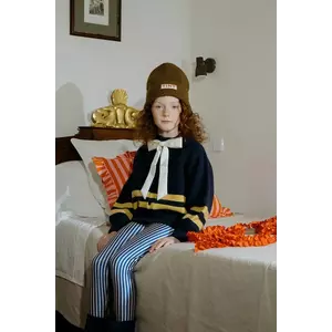 Tinycottons leggins copii STRIPES SHINY LEGGINGS cu imprimeu, AW25-331 imagine