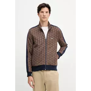 Lacoste bluza culoarea maro, modelator, SH1368 imagine