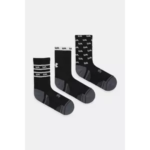 Under Armour șosete Performance Tech 3-pack culoarea bordo, 1379515 imagine