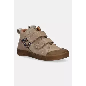 Froddo pantofi din piele întoarsă pentru copii ROSARIO HIGH-TOP culoarea argintiu, G2110134 imagine