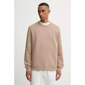 Tommy Jeans hanorac de bumbac bărbați, culoarea maro, cu imprimeu, DM0DM20660 imagine