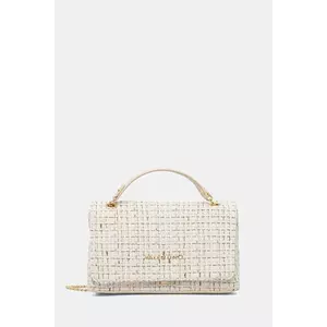 Valentino Bags poșetă TWEED culoarea bej, VBS9JP02 imagine